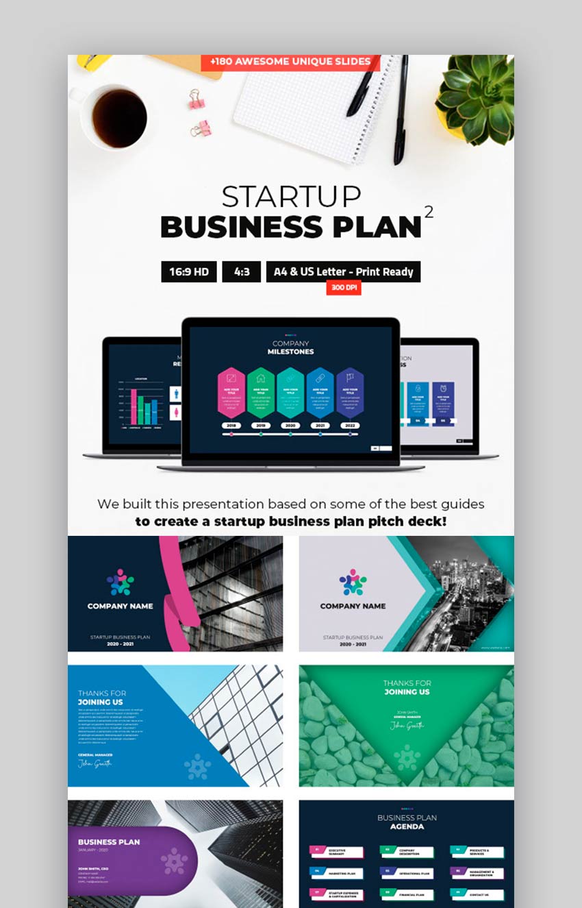 Startup Business Plan PPT Template
