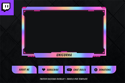 Twitch Aesthetic Overlays
