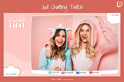 Cute Twitch Overlays
