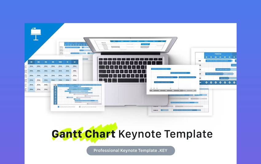 Gantt Chart Keynote Template