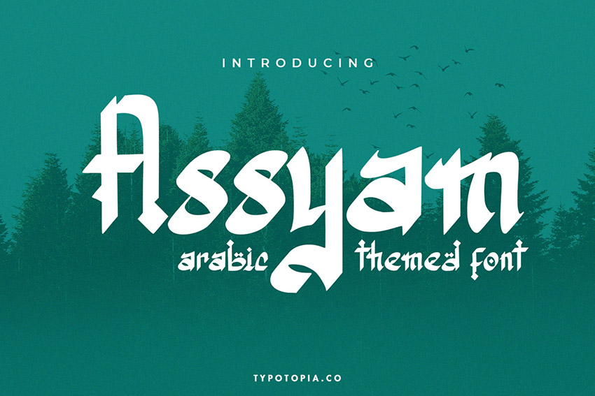 Assyam Arabic Font Style Download