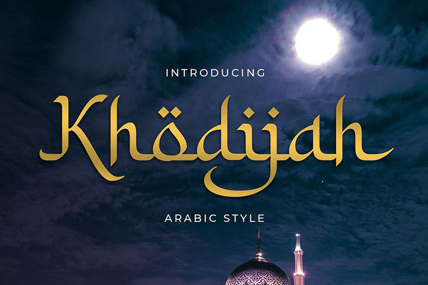 Khodijah Arabic Looking Font