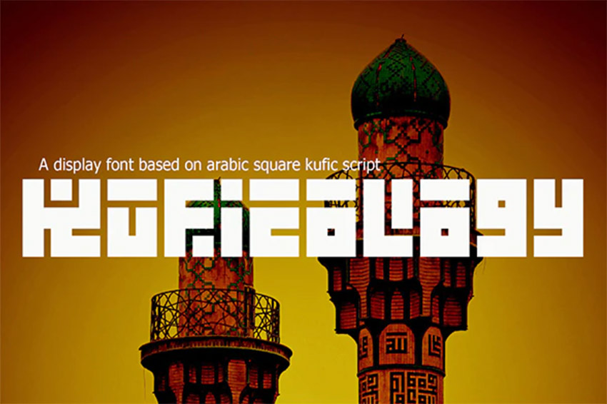 Kufication Kufic Arabic Font