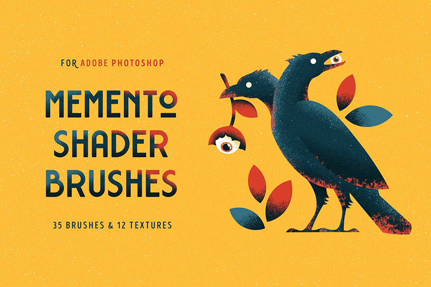 Memento Shader Photoshop Texture Brushes