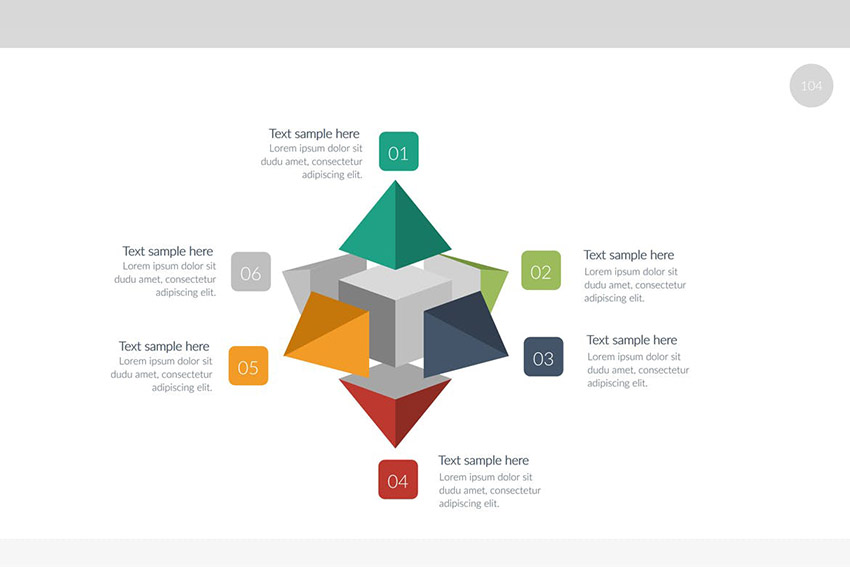 Infographic - Plantilla de una infografía en PPT 