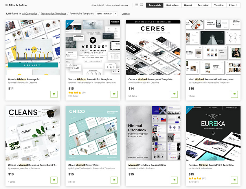 GraphicRiver Simple PPT Templates For Project Presentations