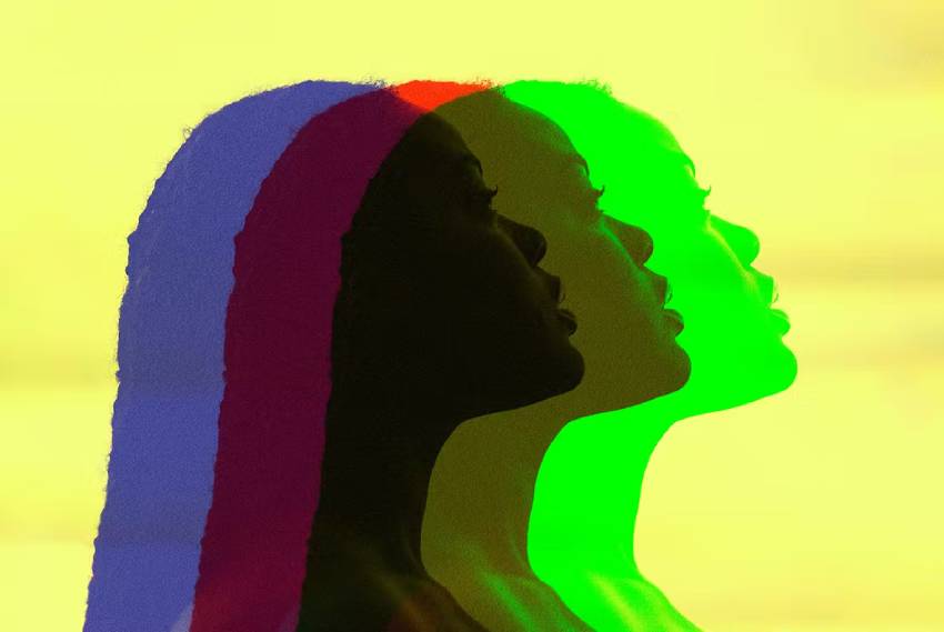 Triplex Glitch Photo Effect