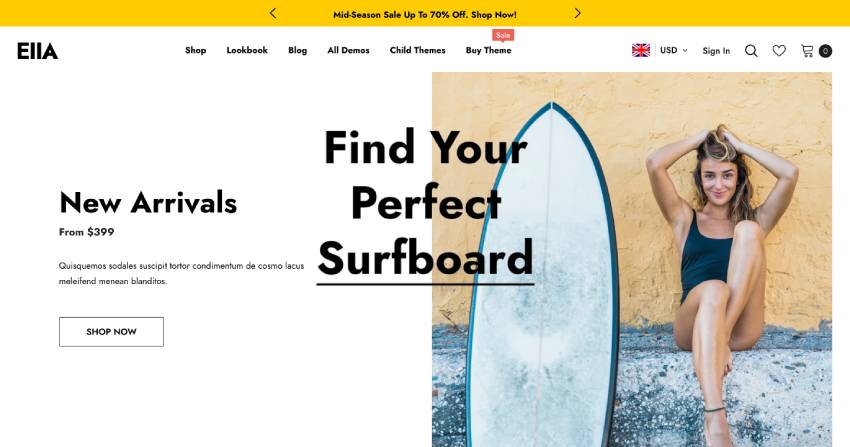 Ella Top Shopify Themes