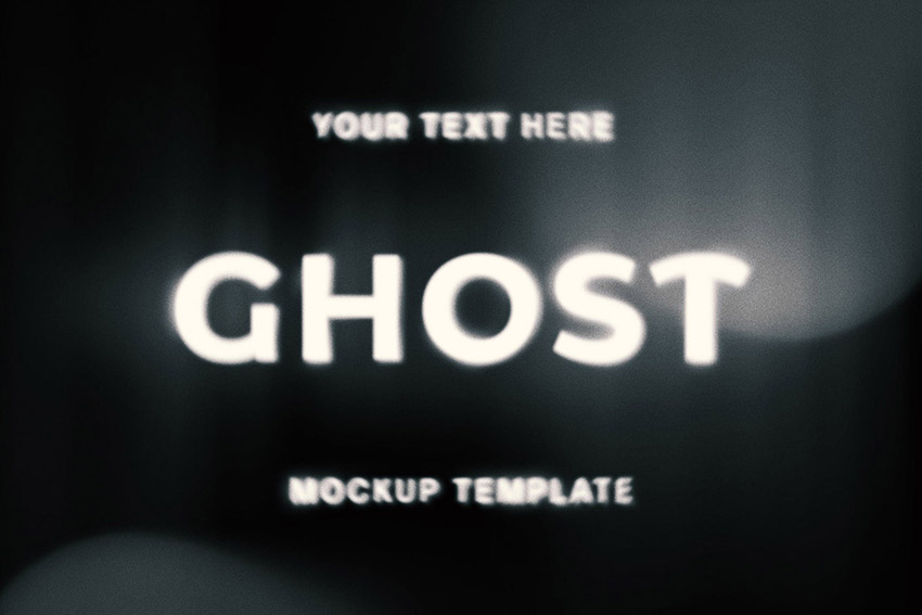 Ghost Photoshop Text Effect Styles