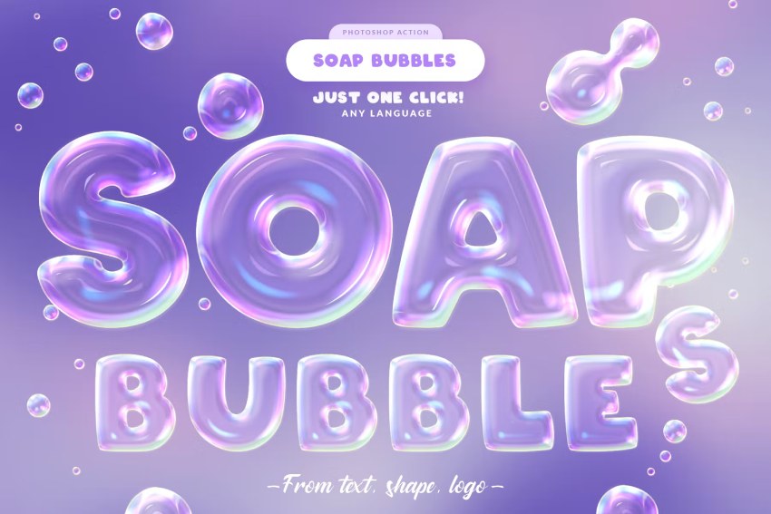 Soap Bubbles Photoshop Action