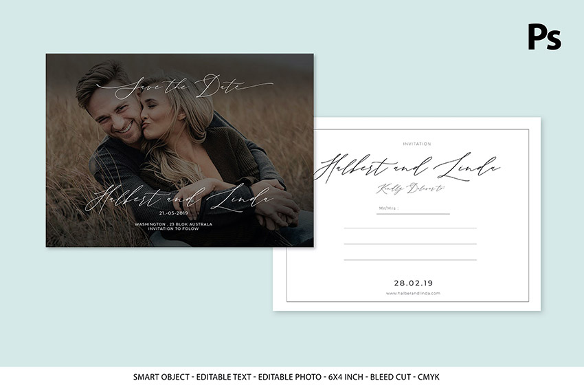 Save the Date Card Template