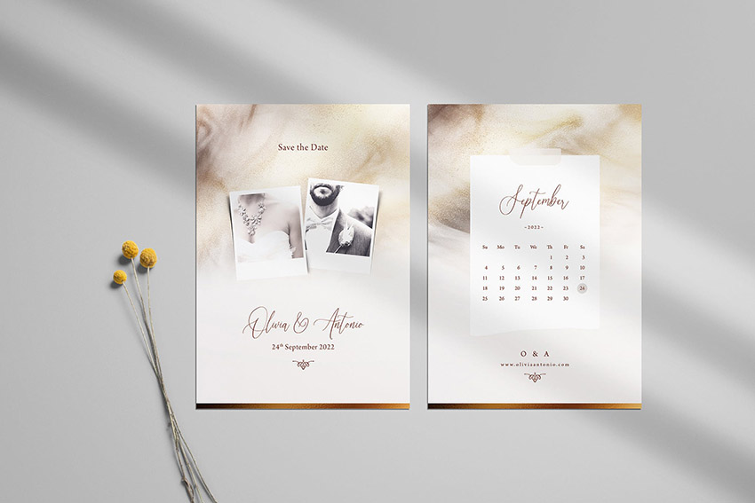 Save the Date Calendar Template