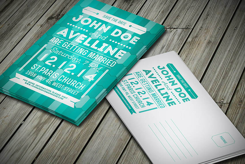 Save the Date Card Template