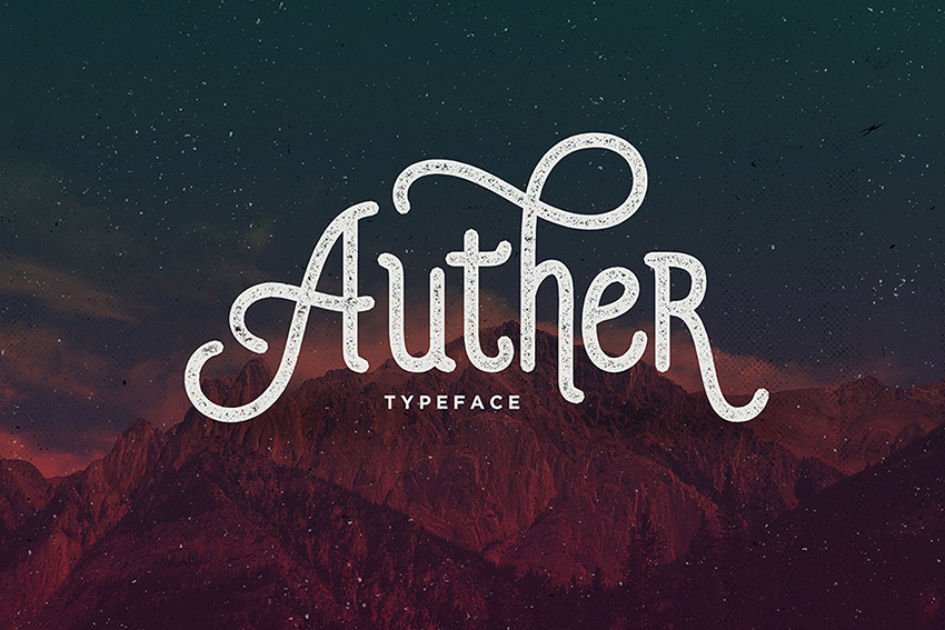 Auther Serif Typeface