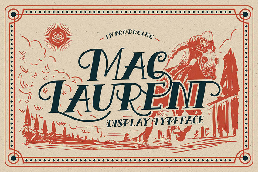 MacLaurent Classic Serif Fonts