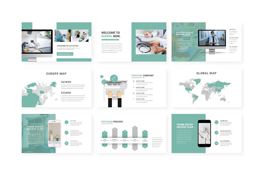 Dheral Medical PowerPoint PPT Presentation Template Design