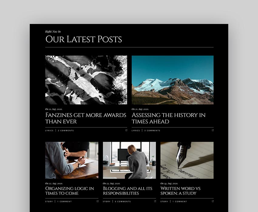 Belletrist WordPress Themes for Writers