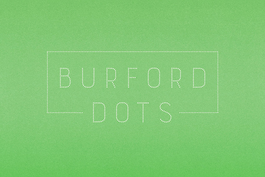 Burford Dots Sans Serif Font Download