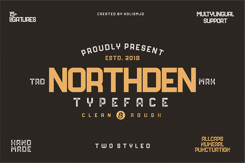 Northden Sans Serif Typography Font Download