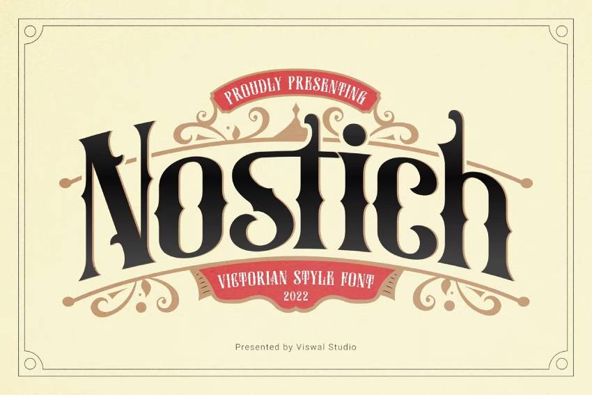 Nostich - Vintage Font