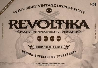 Revoltika Vintage Font