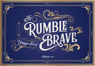 Rumble Vintage Fonts
