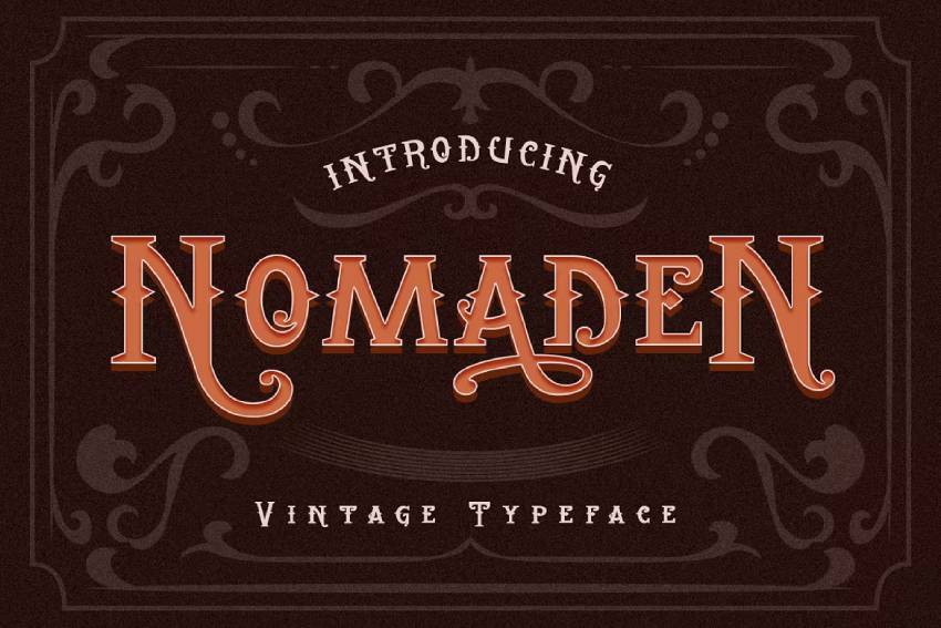 Nomaden Vintage Font