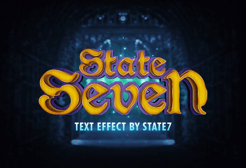 Games Titles Photoshop Text Effect 