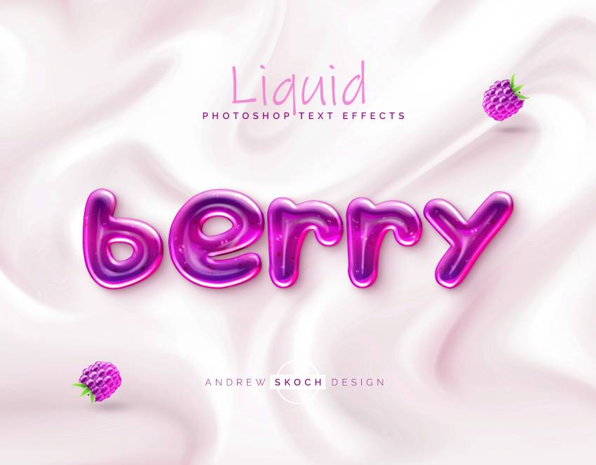 Liquid Tasty Text Effects 