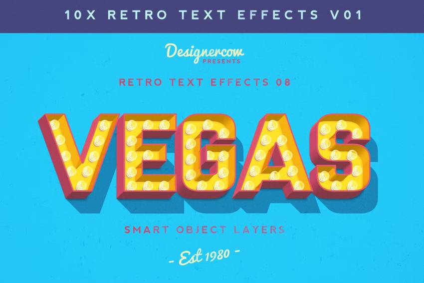 Retro Text Effects V01