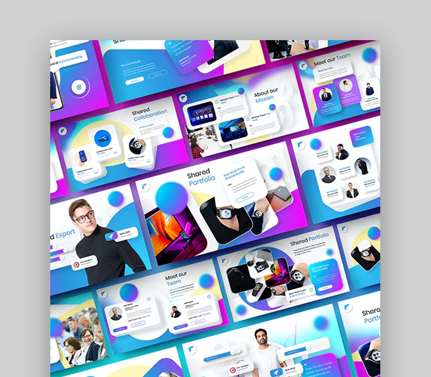 Shared – Plantilla de Negocios de PowerPoint
