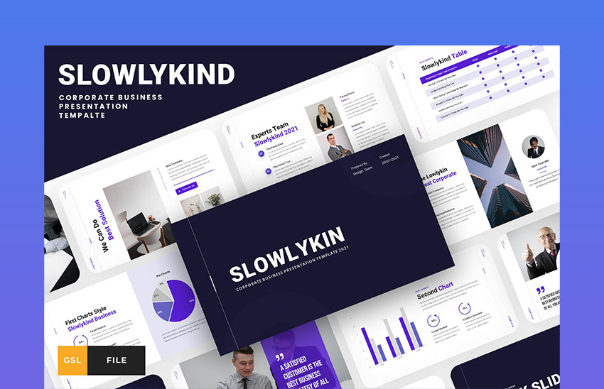 Slowlykind – Negocio Corporativo de Google Slides