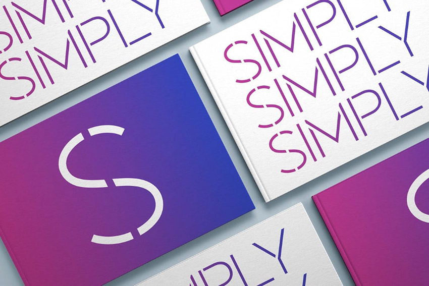 Towards - Stencil letras minimalista