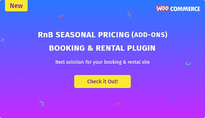 RnB WooCommerce Booking and Rental Pricing Plans Plugin