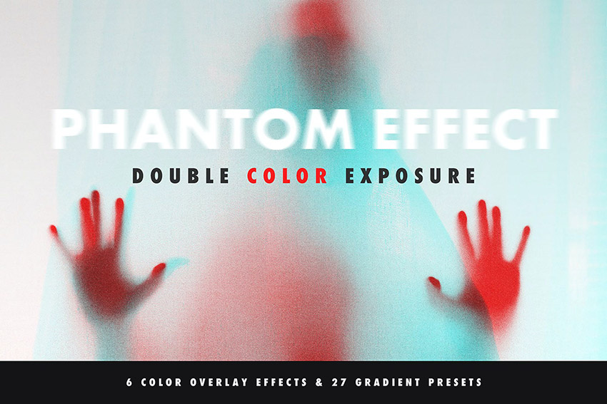 Double Color Exposure PSD Effect