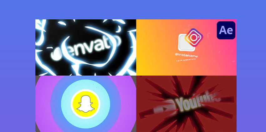 Paquete de logos elegantes | After Effects, vídeo de logo