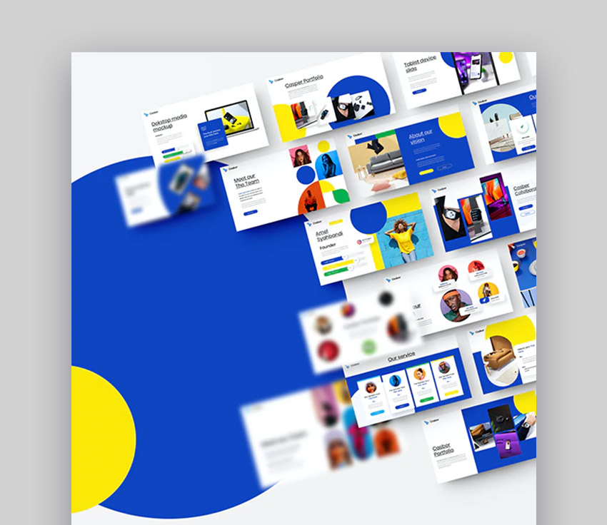 Casper – Templates de PowerPoint para negocios y presentaciones de empresas