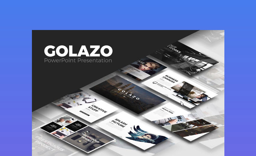Golazo Coole PowerPoint-Präsentationsvorlage