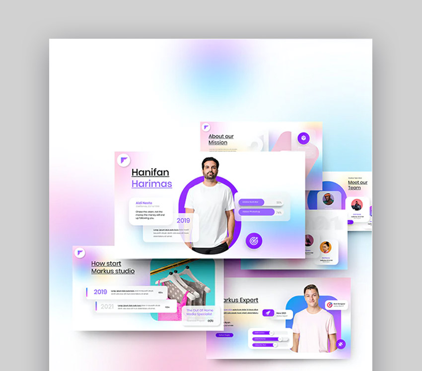 Markus – Plantillas de PowerPoint para presentaciones de empresa o negocios