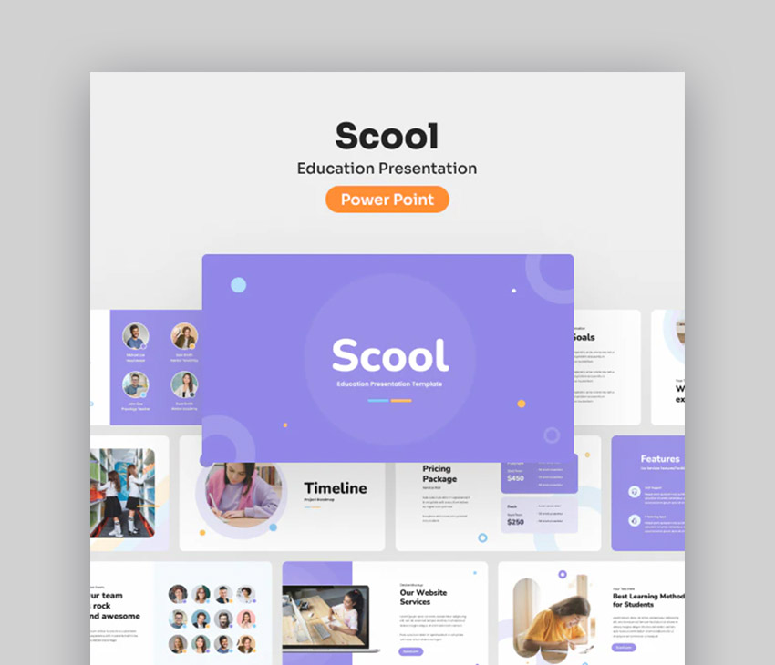 Scool - Archivo Power Point para presentaciones educativas