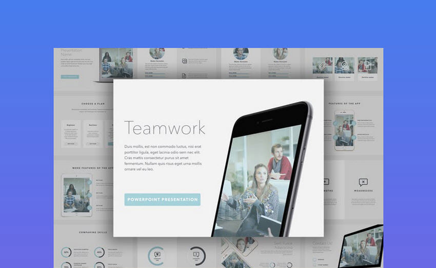 Teamwork Coole PPT-Folien