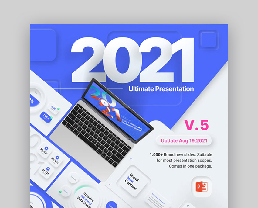 2022 - La mejor plantilla de presentación premium y multipropósito para PowerPoint