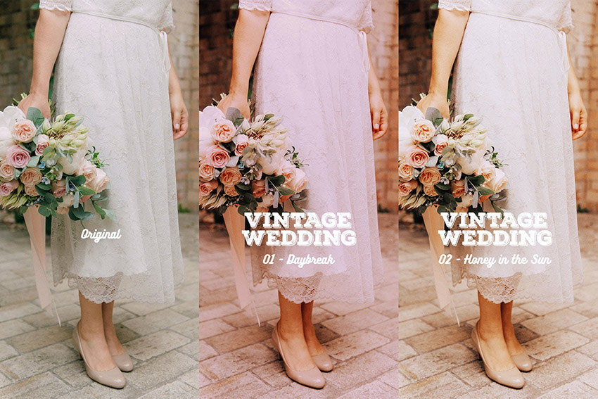 Vintage Wedding Old Photo Effect Photoshop Action