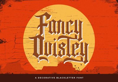 Fancy Quisley - Blackletter Font