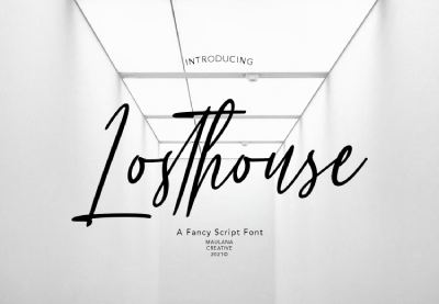 Losthouse Fancy Font