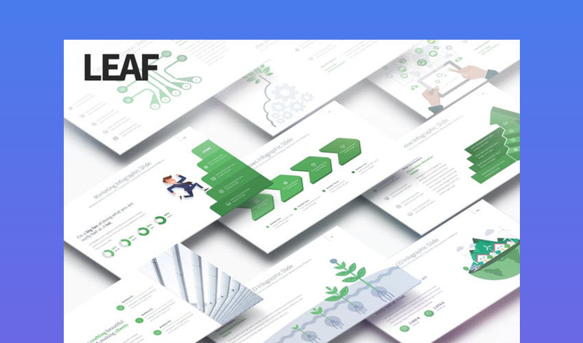 Leaf: Presentación PPT multipropósito (con una plantilla de cronograma PowerPoint)