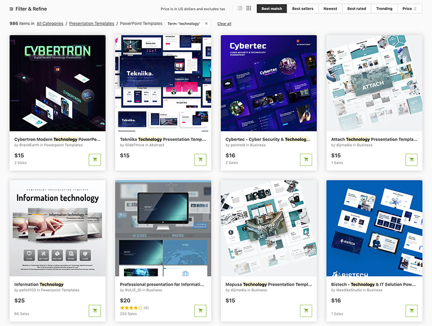 Encuentra Increíbles PowerPoints con Plantillas de Ciencia en GraphicRiver