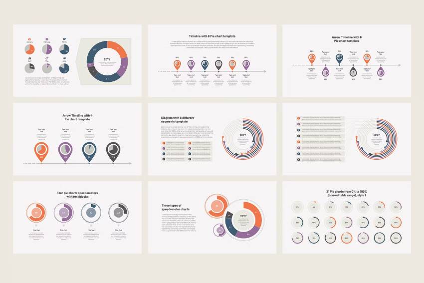 Chart and Diagram PowerPoint Infographic