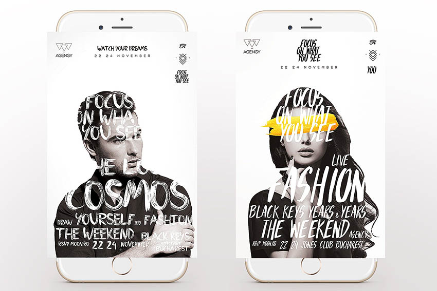 Fashionist Teaser Poster Design