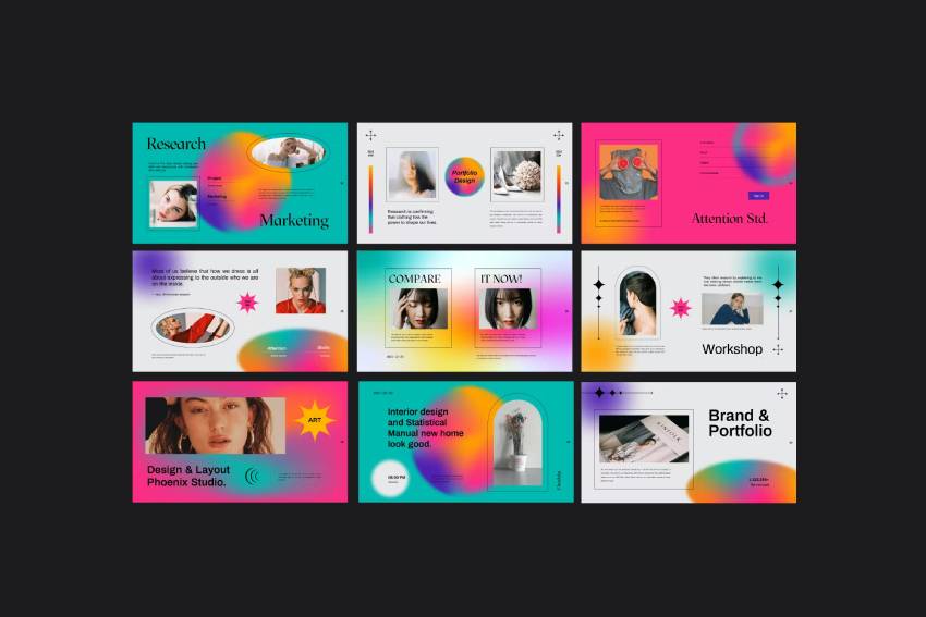 Attention Clean Presentation Design